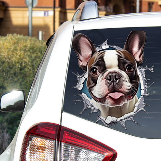 Frenchie Pride Car Sticker - Celebrate Your Canine Love