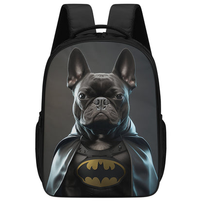 Bat Style - 16 Inch Dual Compartmen Backpack