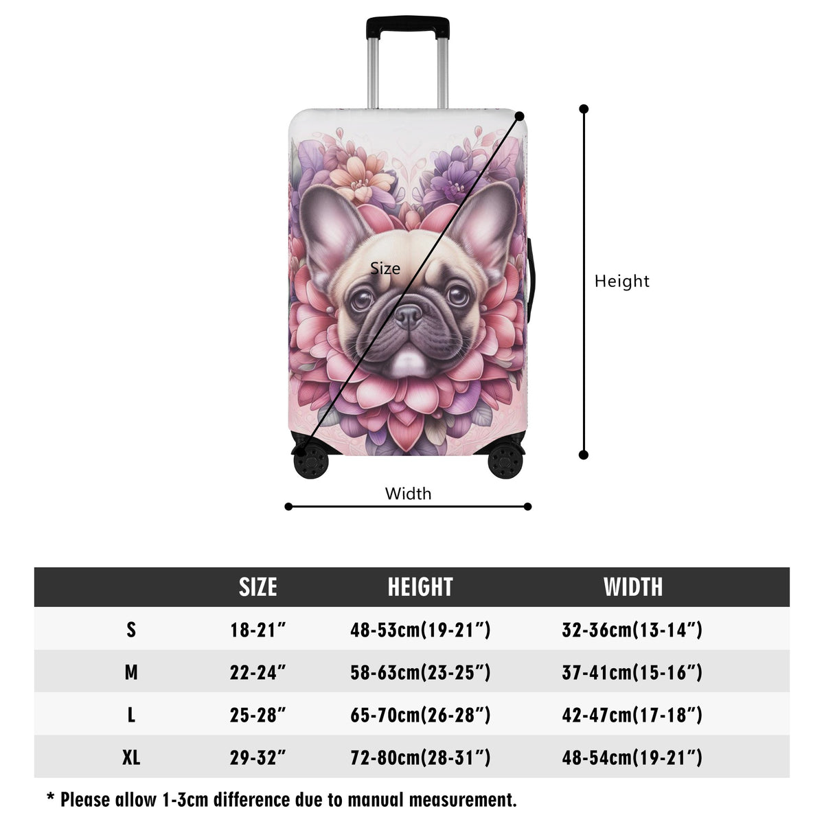 Fleurs - Housse de bagage