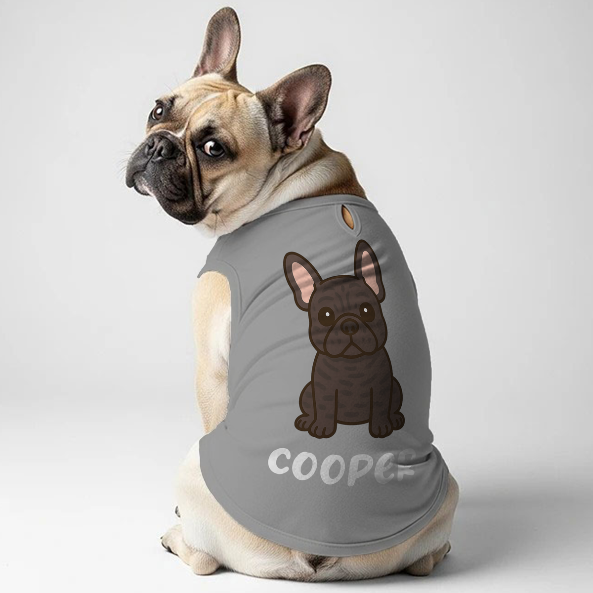 TEDDY - Camiseta personalizada para bulldog francés | Camiseta personalizada para bulldog francés