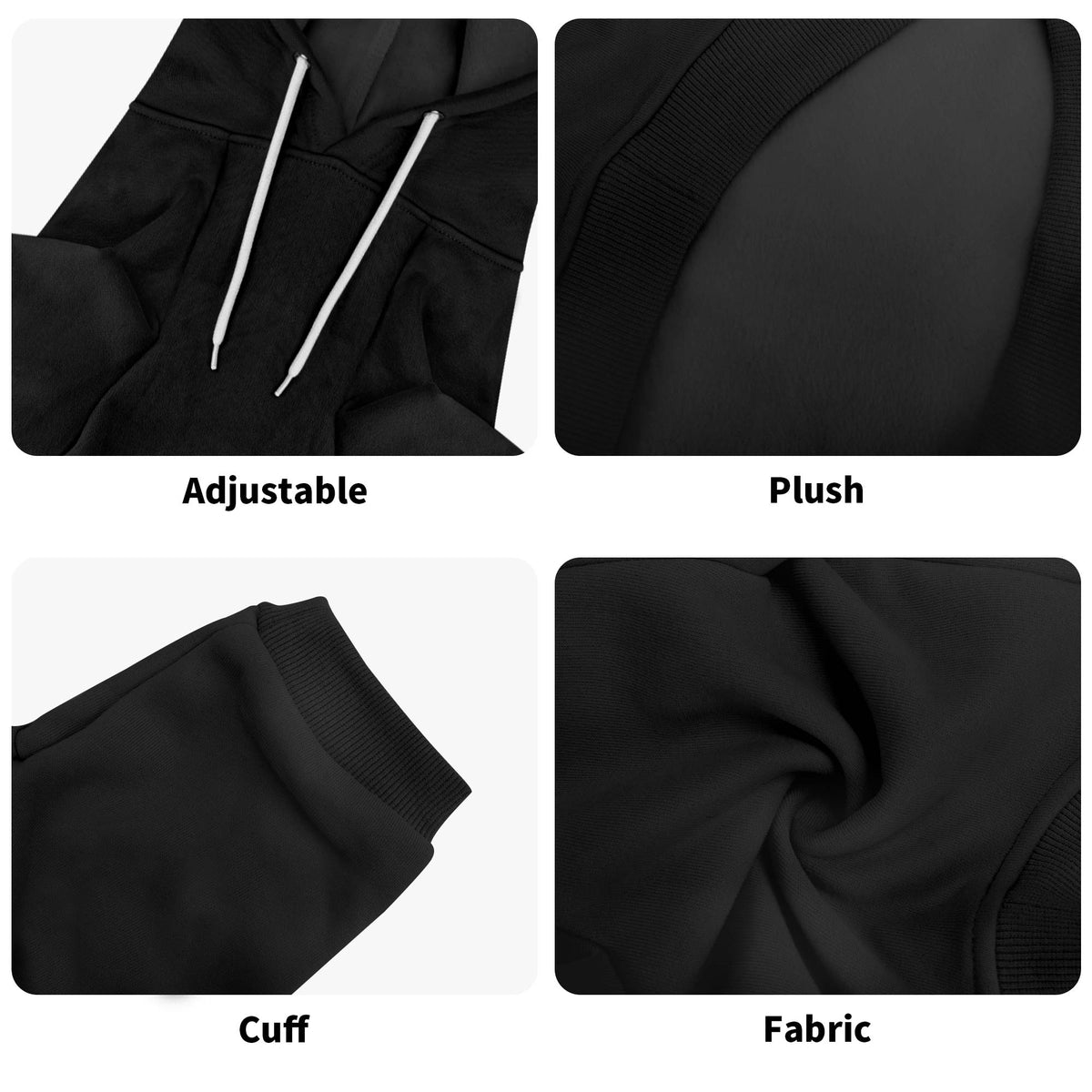 Sweats à capuche personnalisés Bouledogue Français avec nom et numéro personnalisés – Élégants, confortables et de qualité supérieure 100 % coton