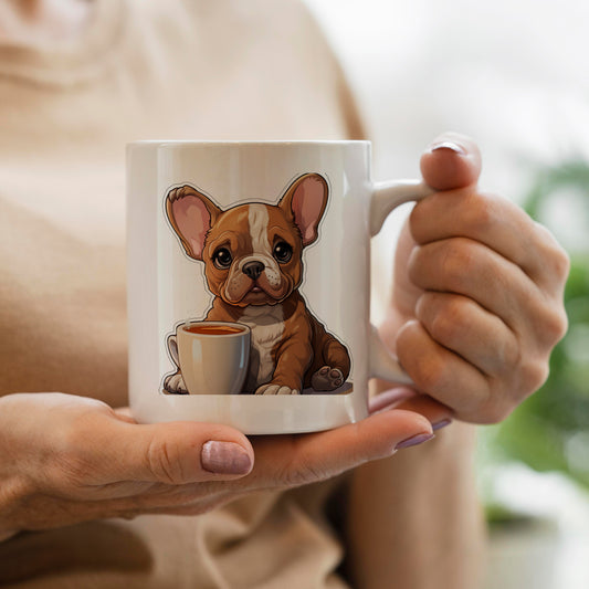 Enchanting Frenchie Mug - The Purrfect Mug for Dog Lovers