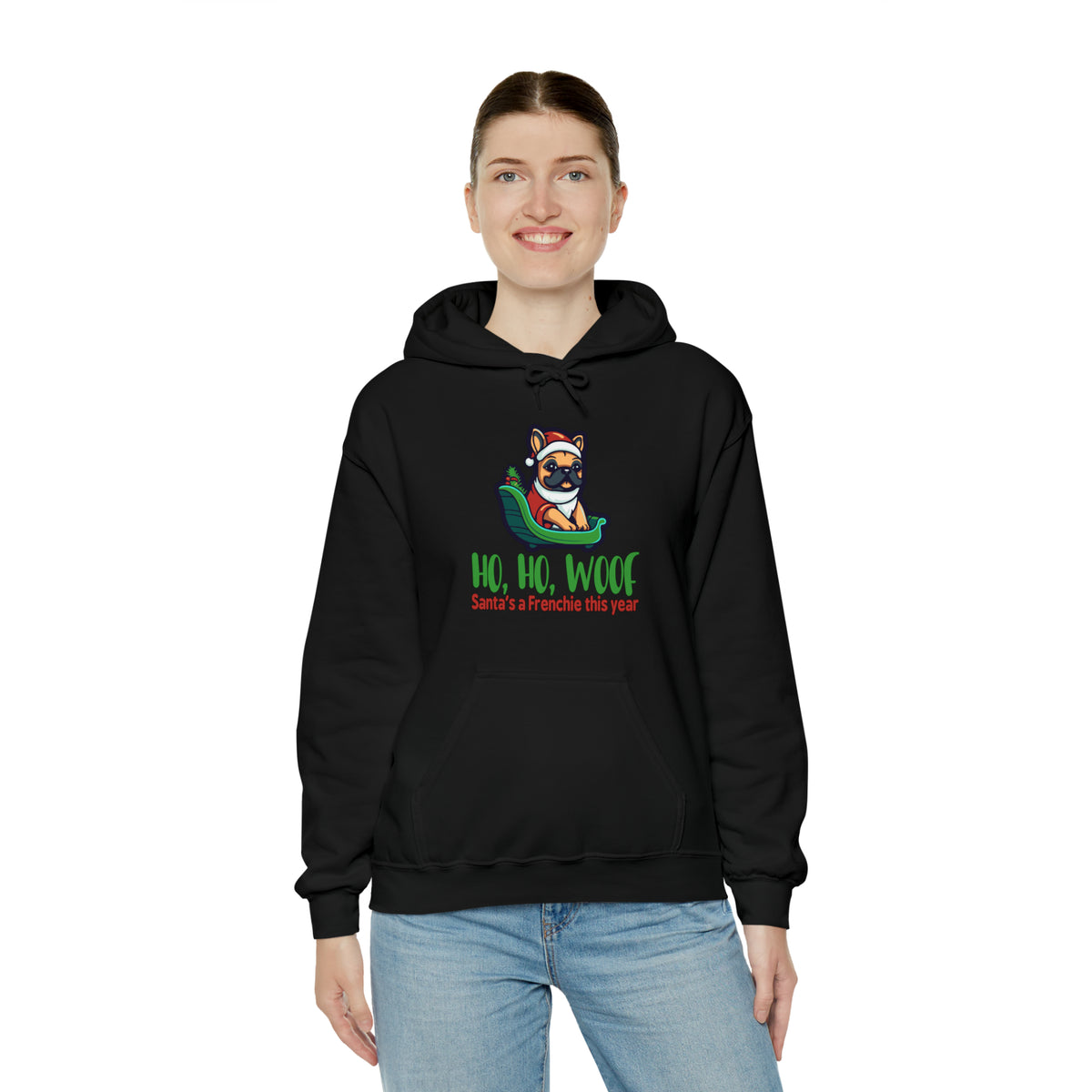 Sweat à capuche unisexe Ho Ho Woof