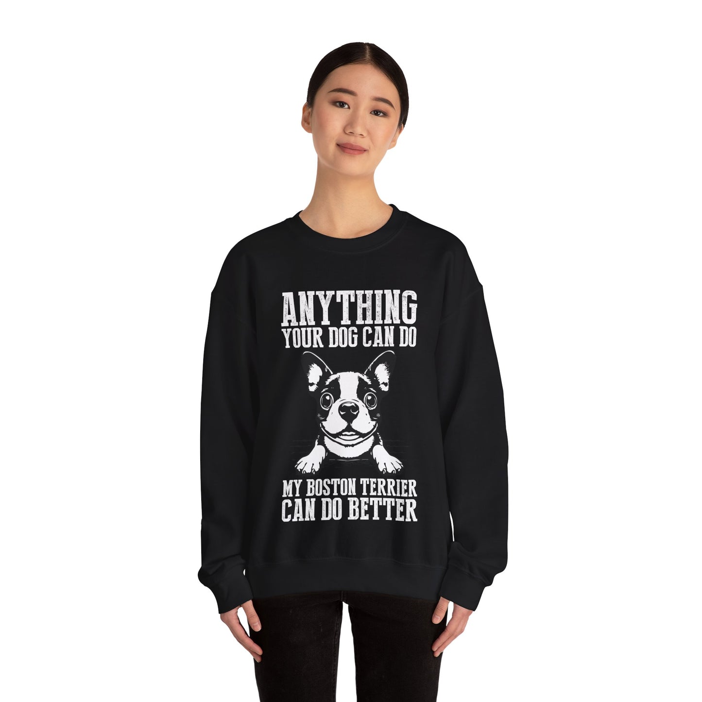 Lucy - Unisex Sweatshirt for Boston Terrier lovers