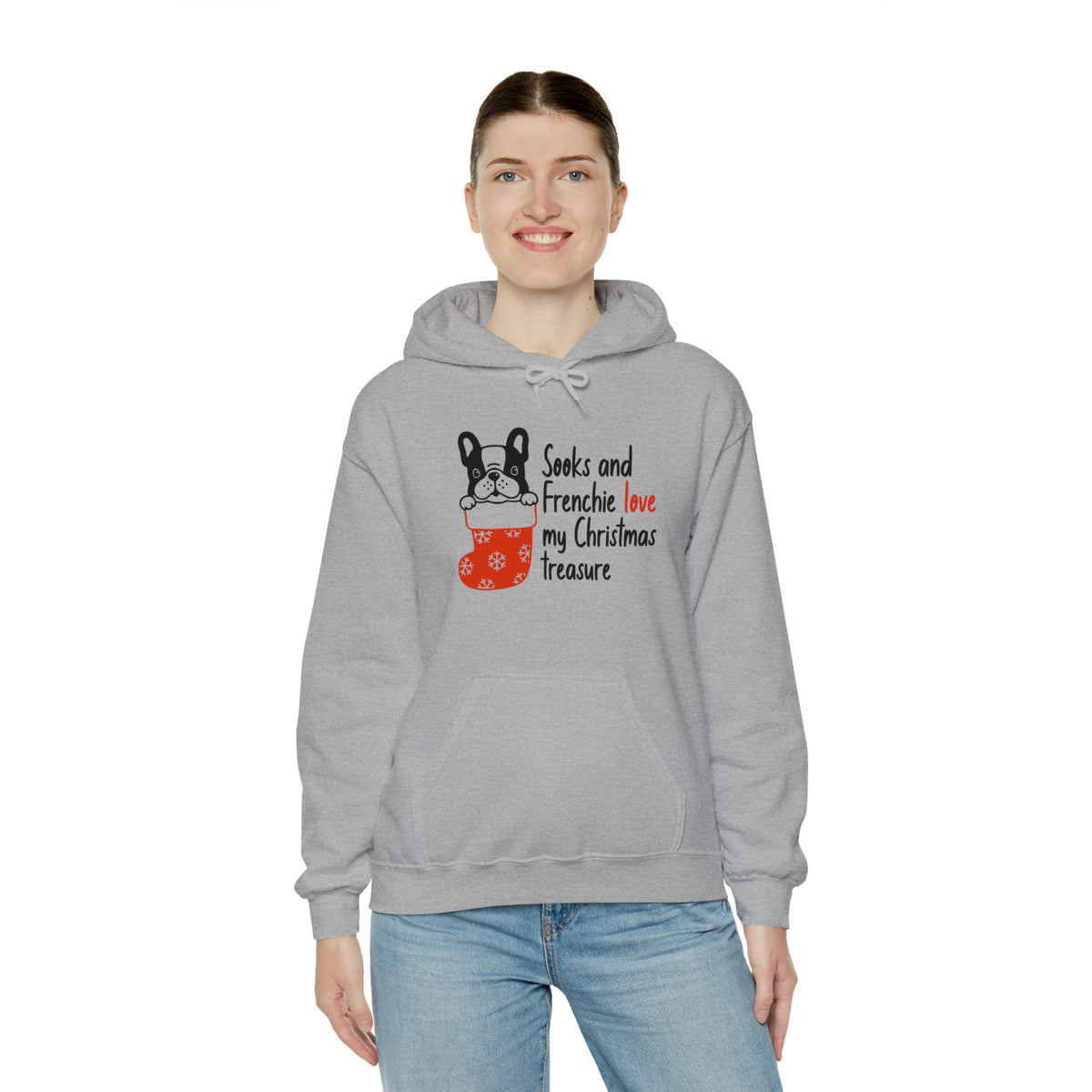 Sweat à capuche unisexe Trésor de Noël