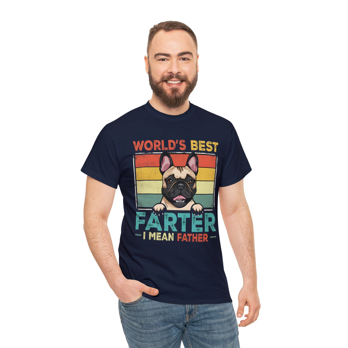 Meilleur père - T-shirt unisexe en coton