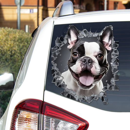 Frenchie Pride Car Sticker - Celebrate Your Love on the Go