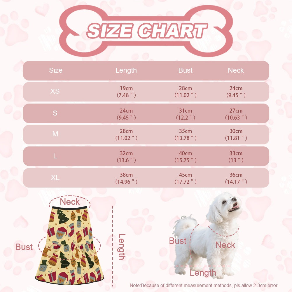 Christmas - French Bulldog Dresses for Females