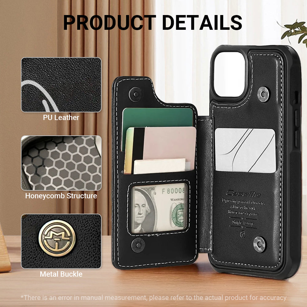 Nena - Personalized Leather Wallet Case for for iPhone & Samsung