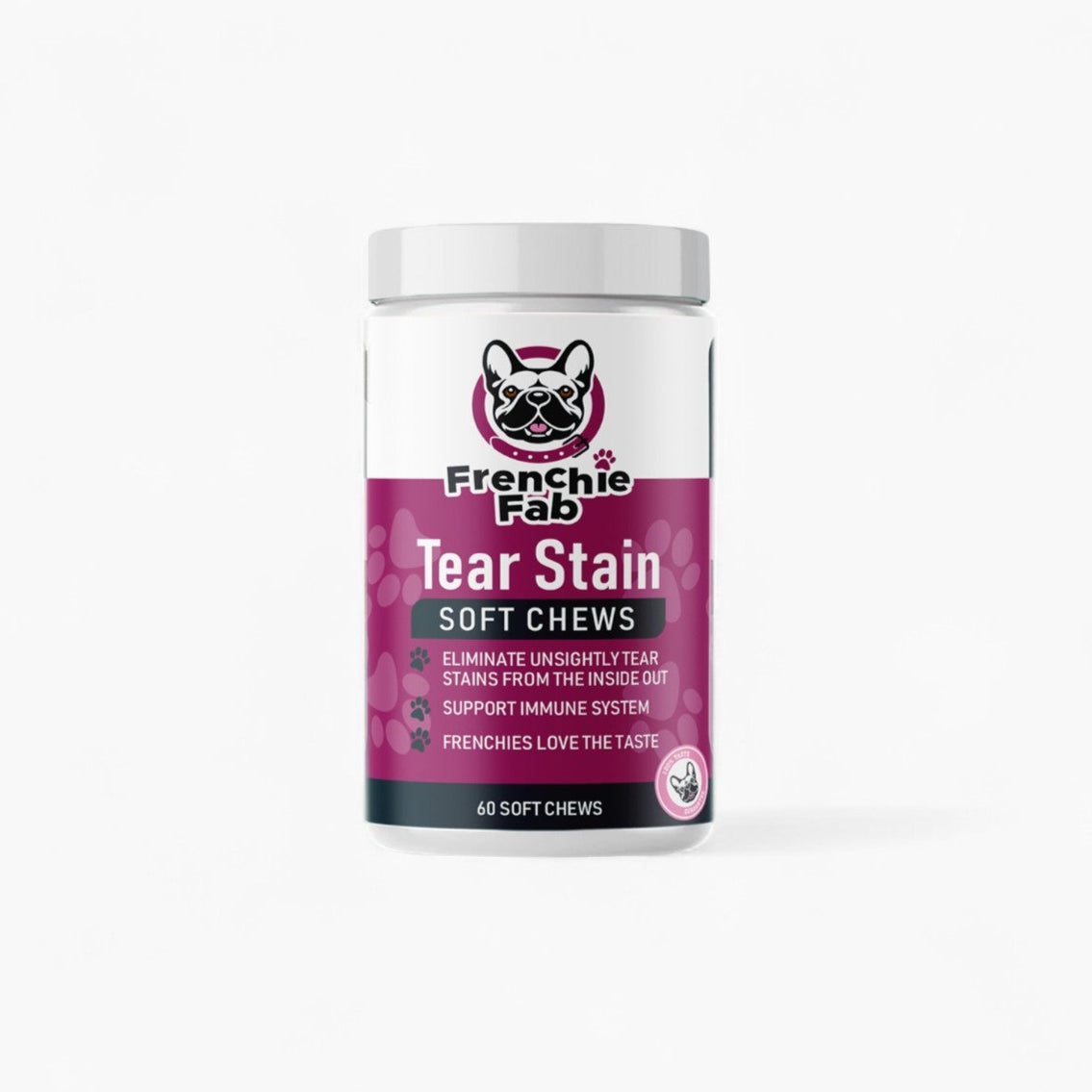 Frenchie Tear Stain Soft Chews – Immune Support Stain Reduction