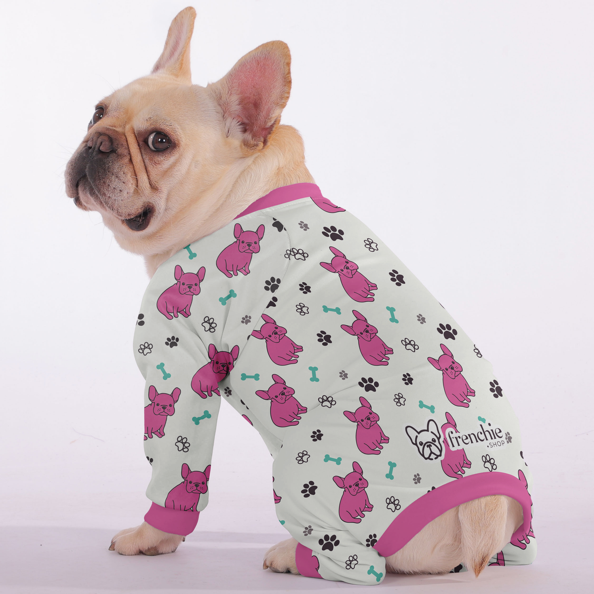 Maggie - Pijama Frenchie: ultrasuave, acogedor y con un estilo adorable