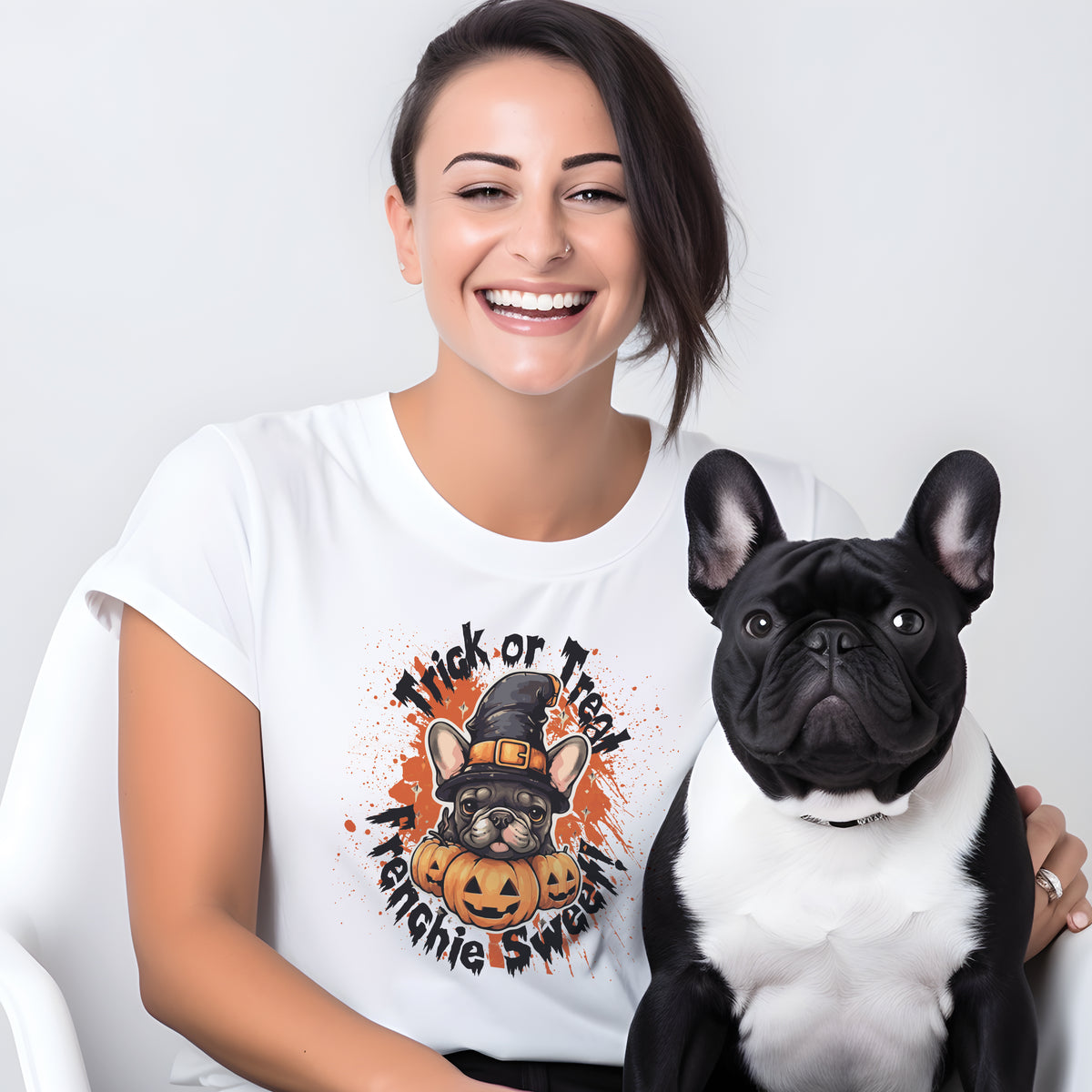 adorable Frenchie Halloween Unisex T-Shirt