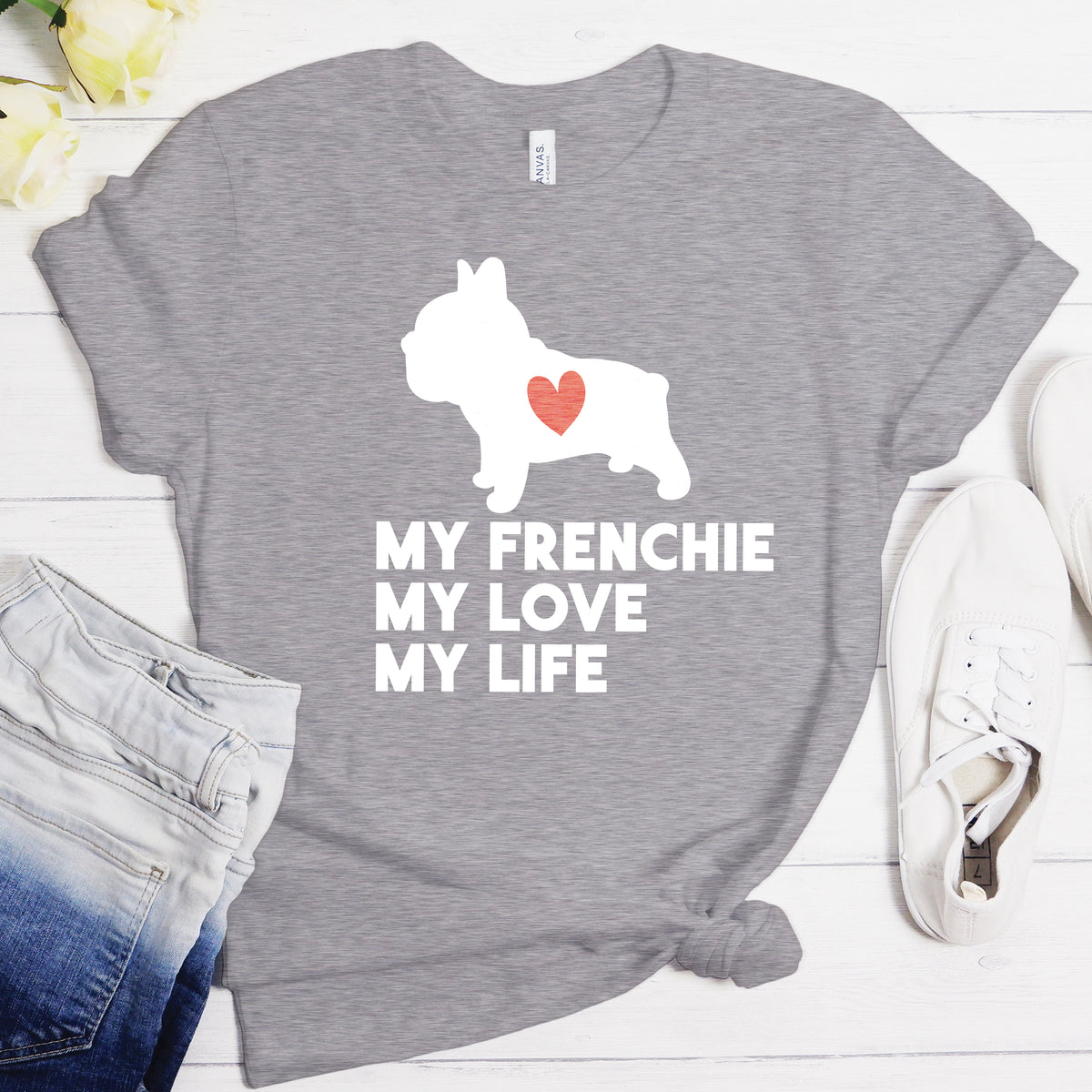 T-shirt unisexe pour amoureux des chiens