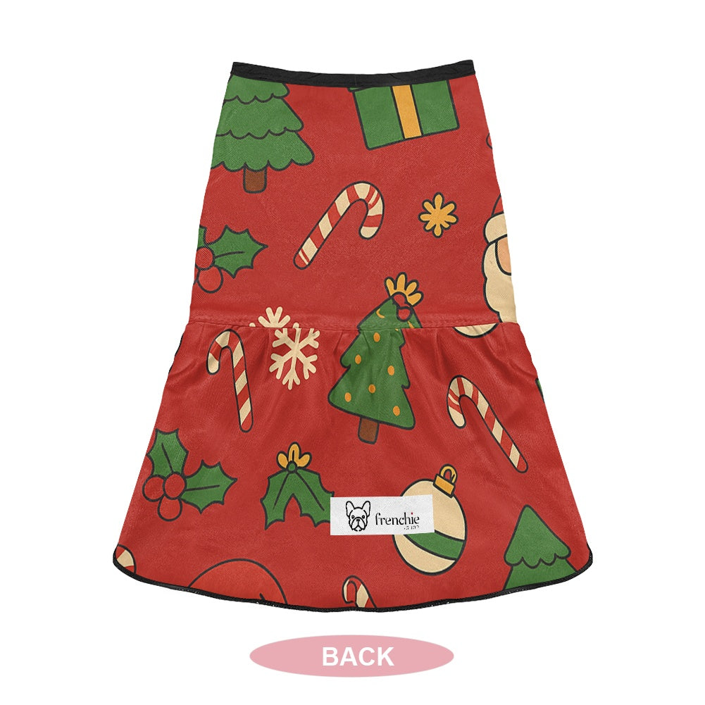 Christmas- French Bulldog Dresses for Females