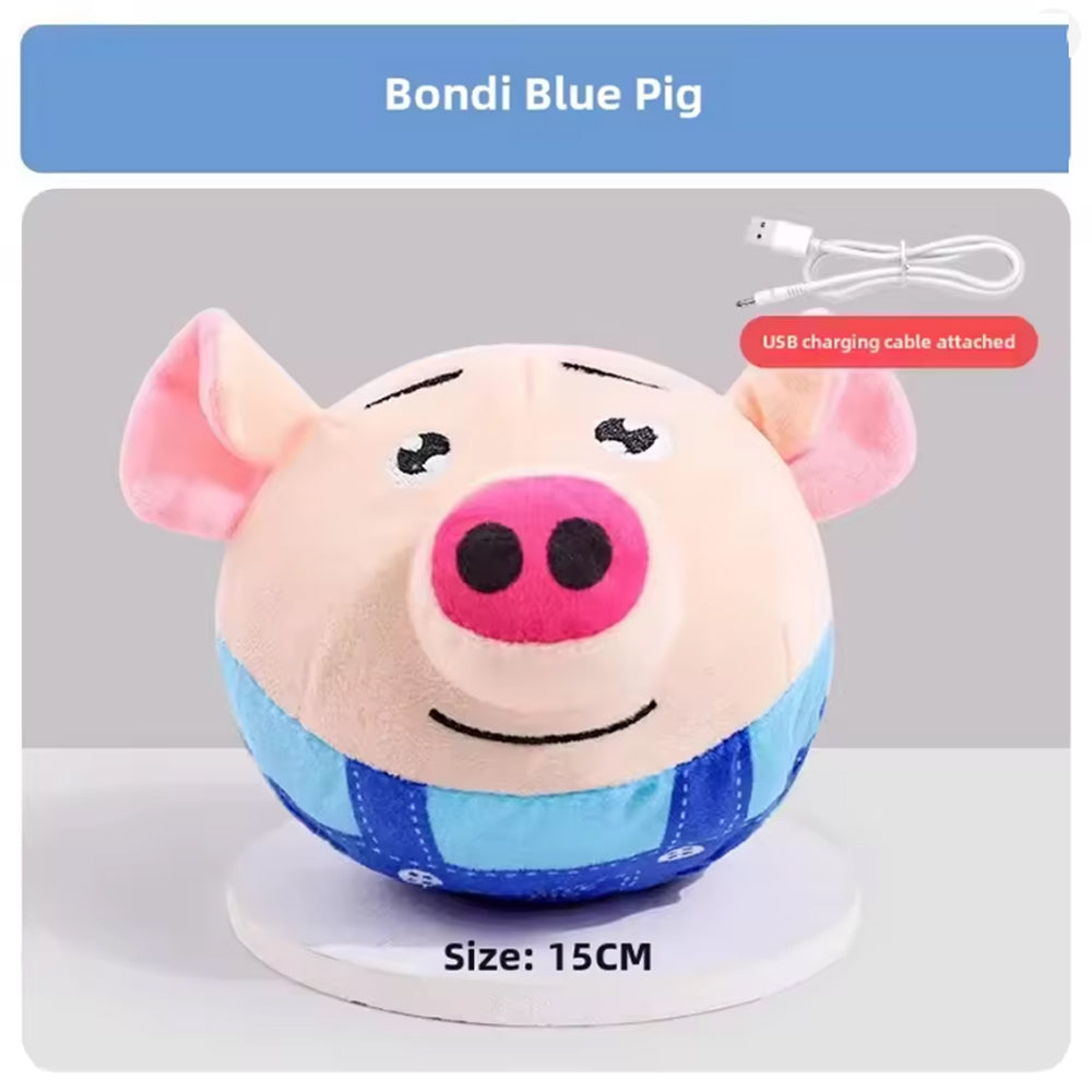 Balle en peluche Beatball Frenchie – Jouet électrique rechargeable par USB avec musique