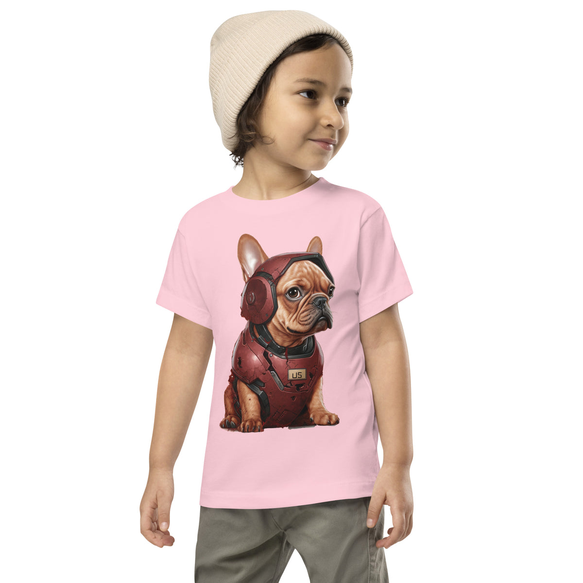 Kid's Frenchie T-Shirt - Tech-Savvy Canine Apparel