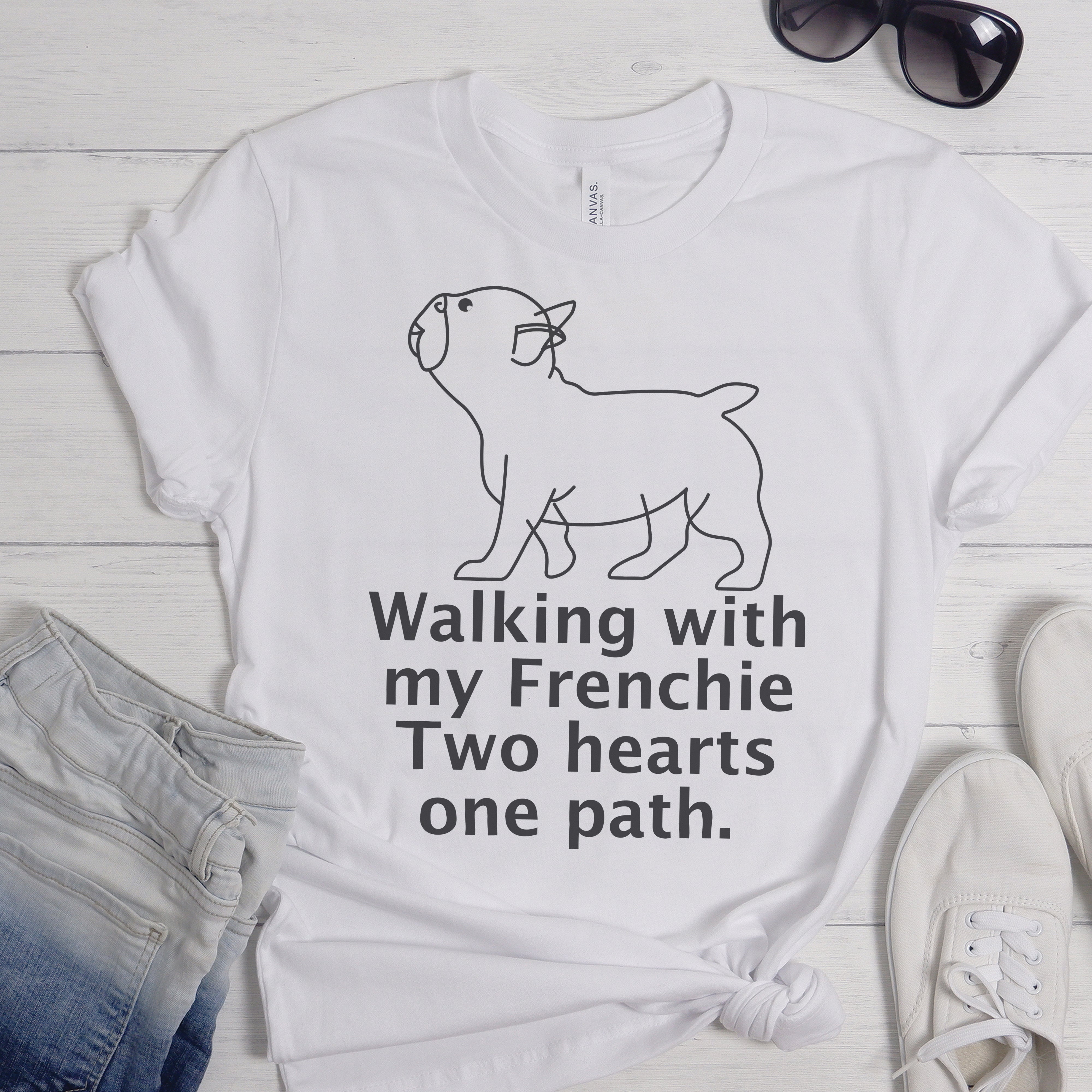Frenchie Steps Unisex T-Shirt