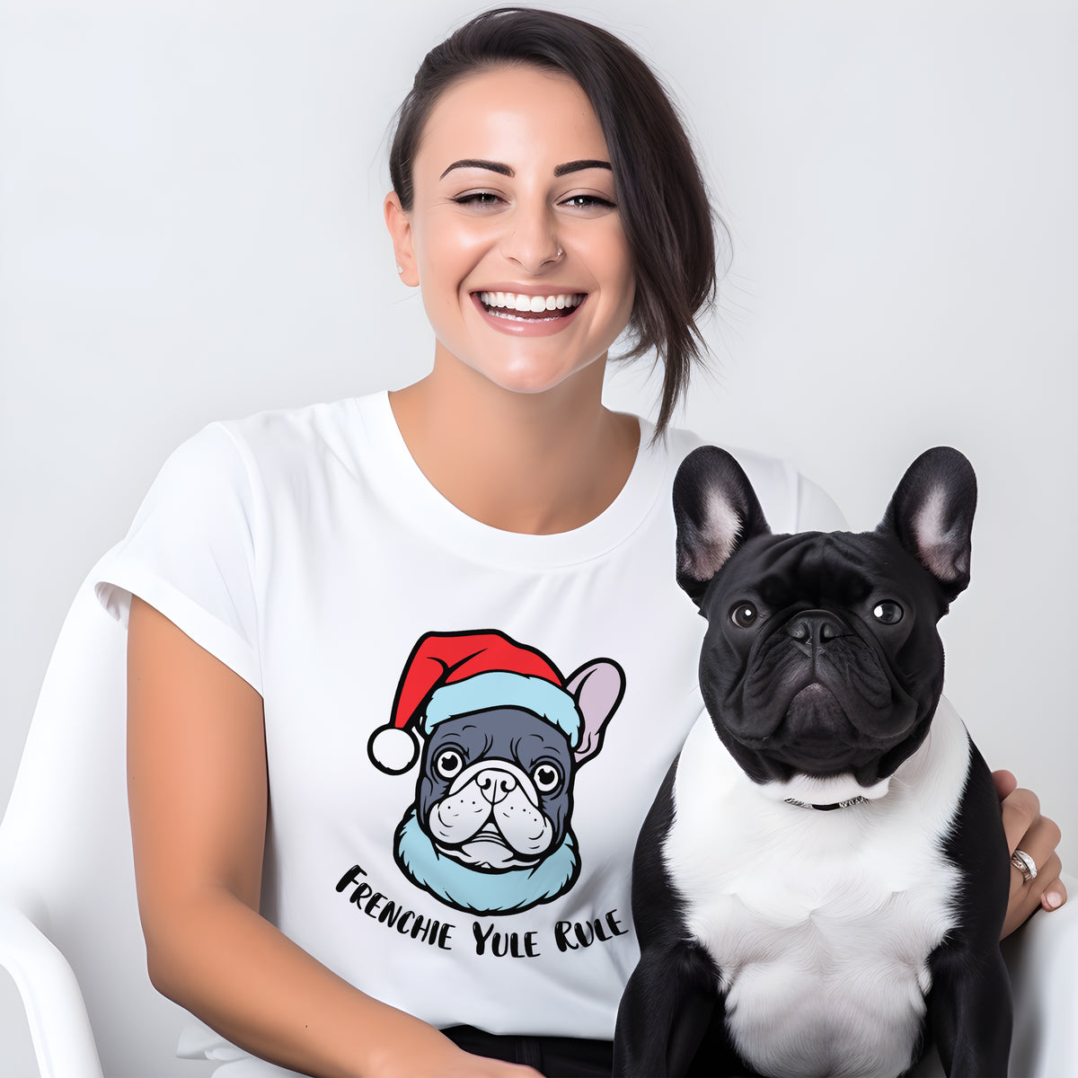 Yule Frenchie - Unisex T-Shirt