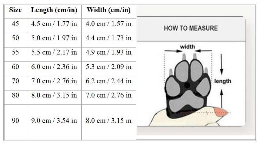 www.frenchie.shop-PetStride-Durable-Frenchie-Shoes-size