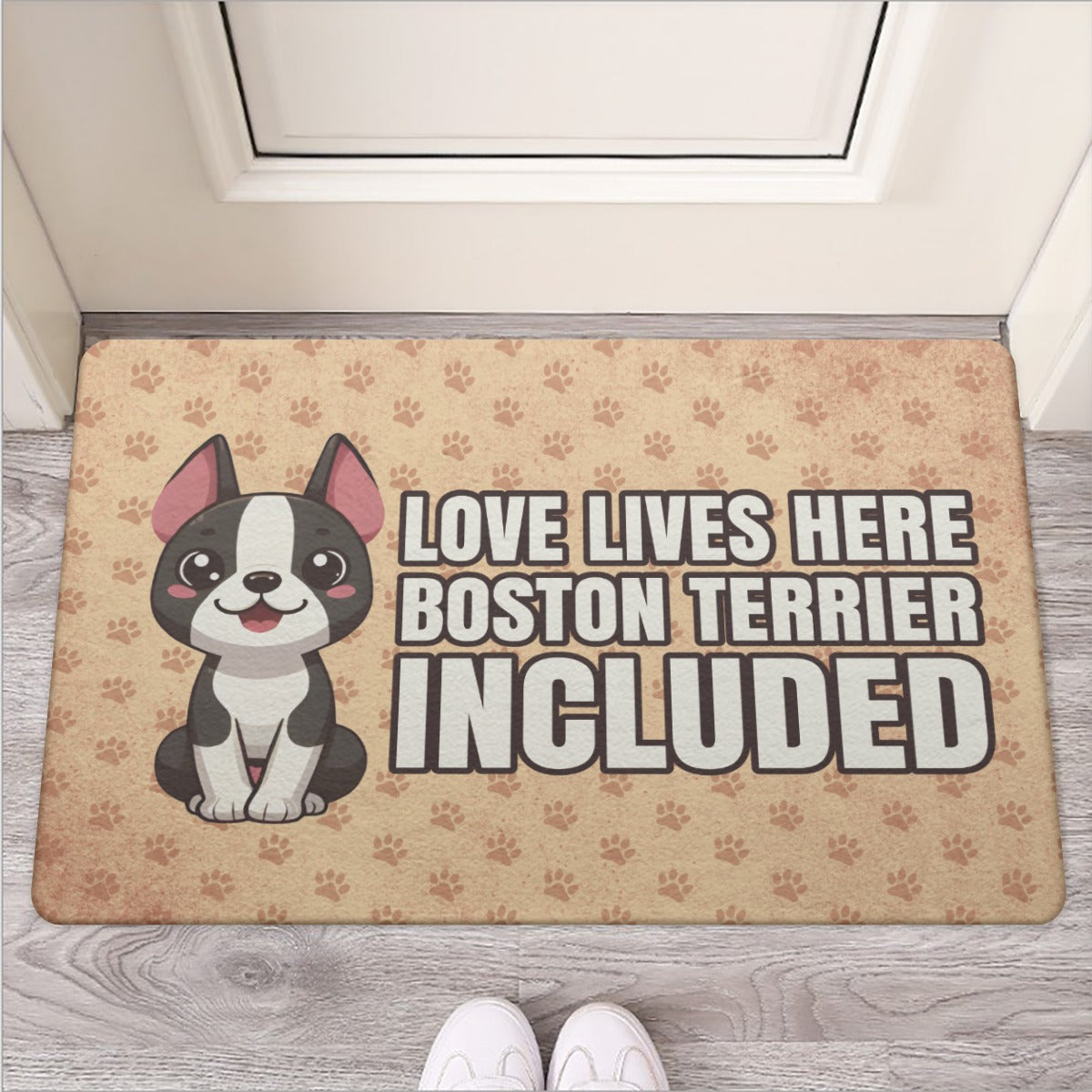 Willow Door Mat for Boston Terrier lovers - Main Image