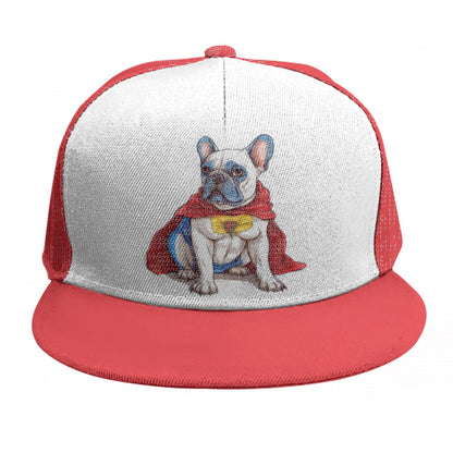 Playful Frenchie-Themed Unisex Baseball Cap