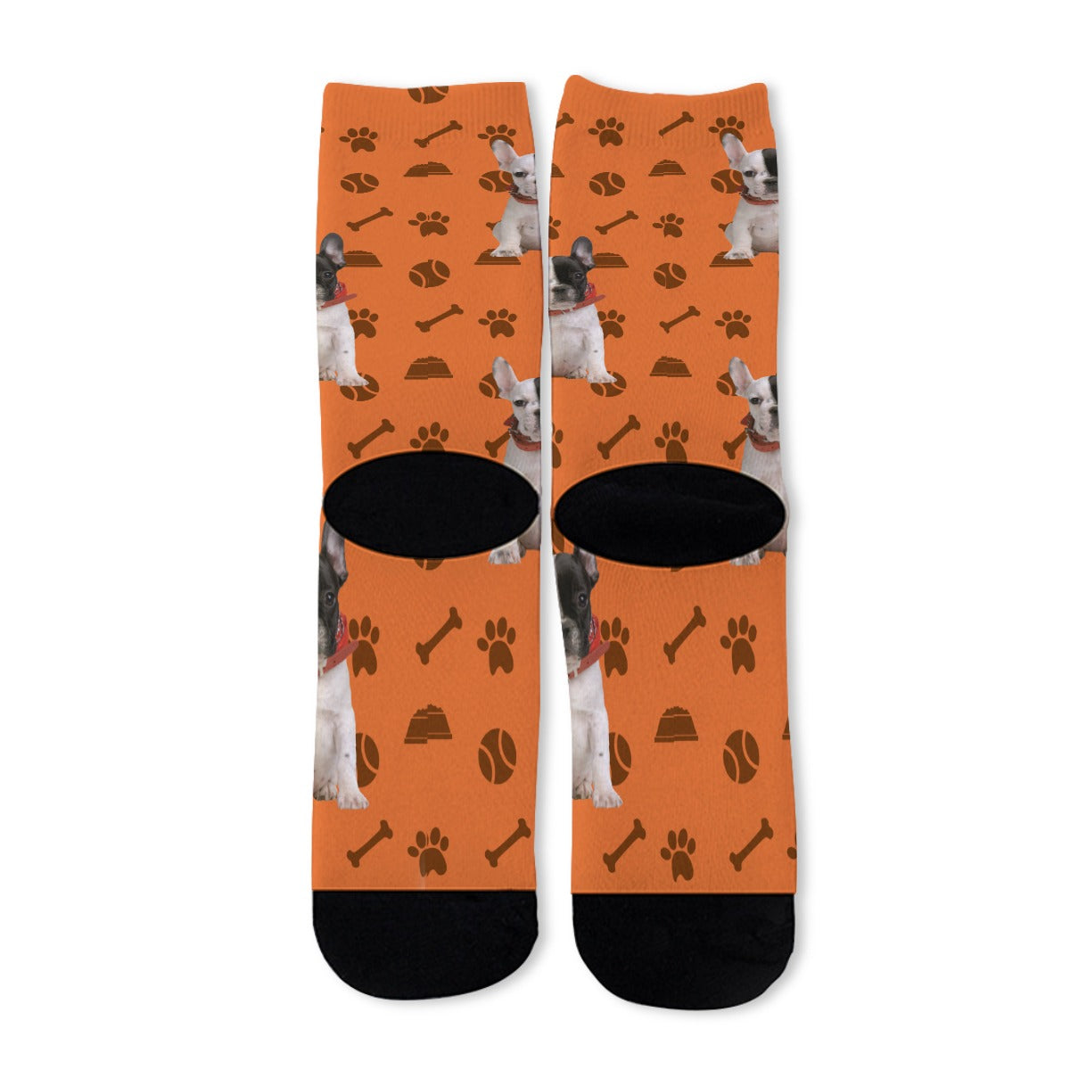Calcetines personalizados con foto de Frenchie