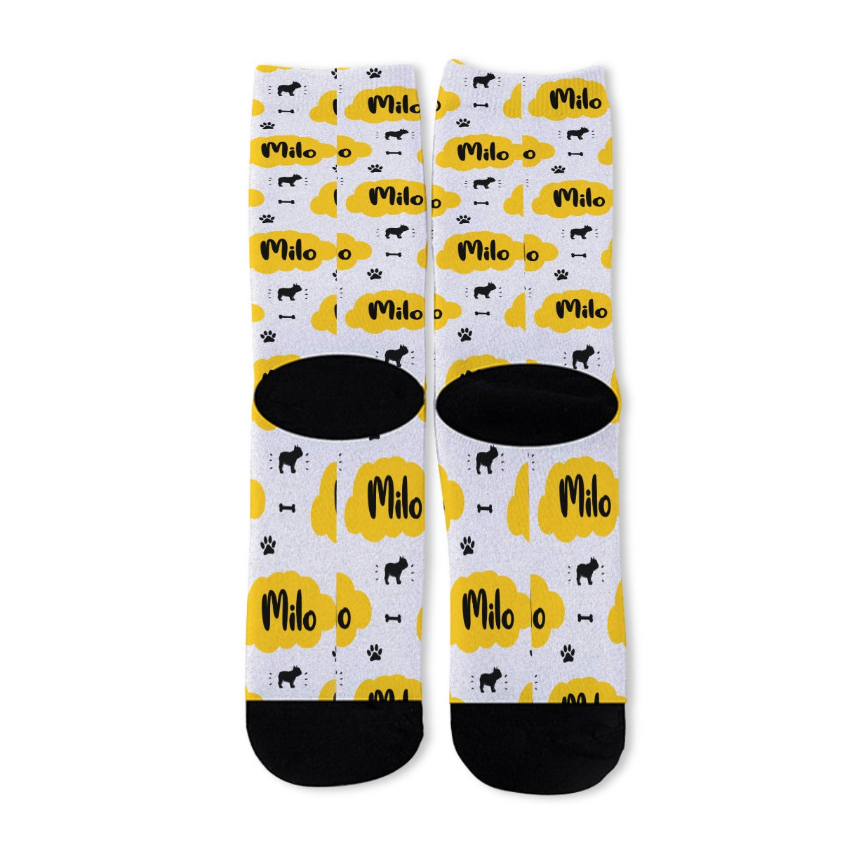 Chaussettes personnalisées avec le nom Frenchie