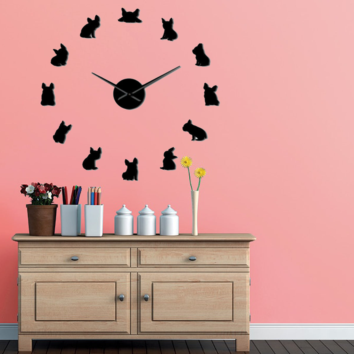 The Frenchie Clock - (WS77) - Frenchie Bulldog Shop