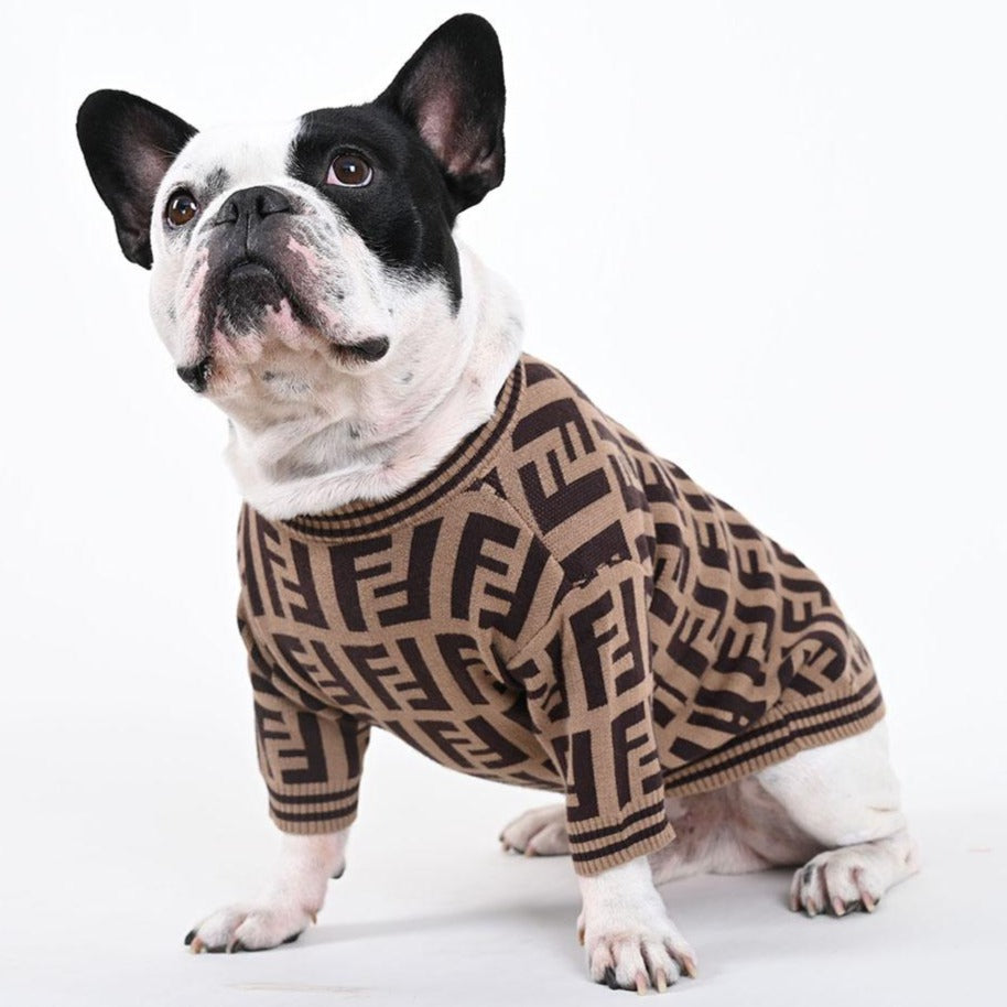 Frenchie Vuitton Sweater