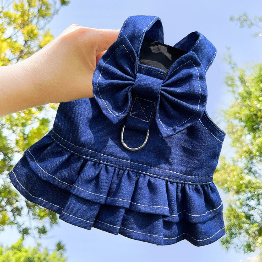 Frenchie Denim Dress and Vest