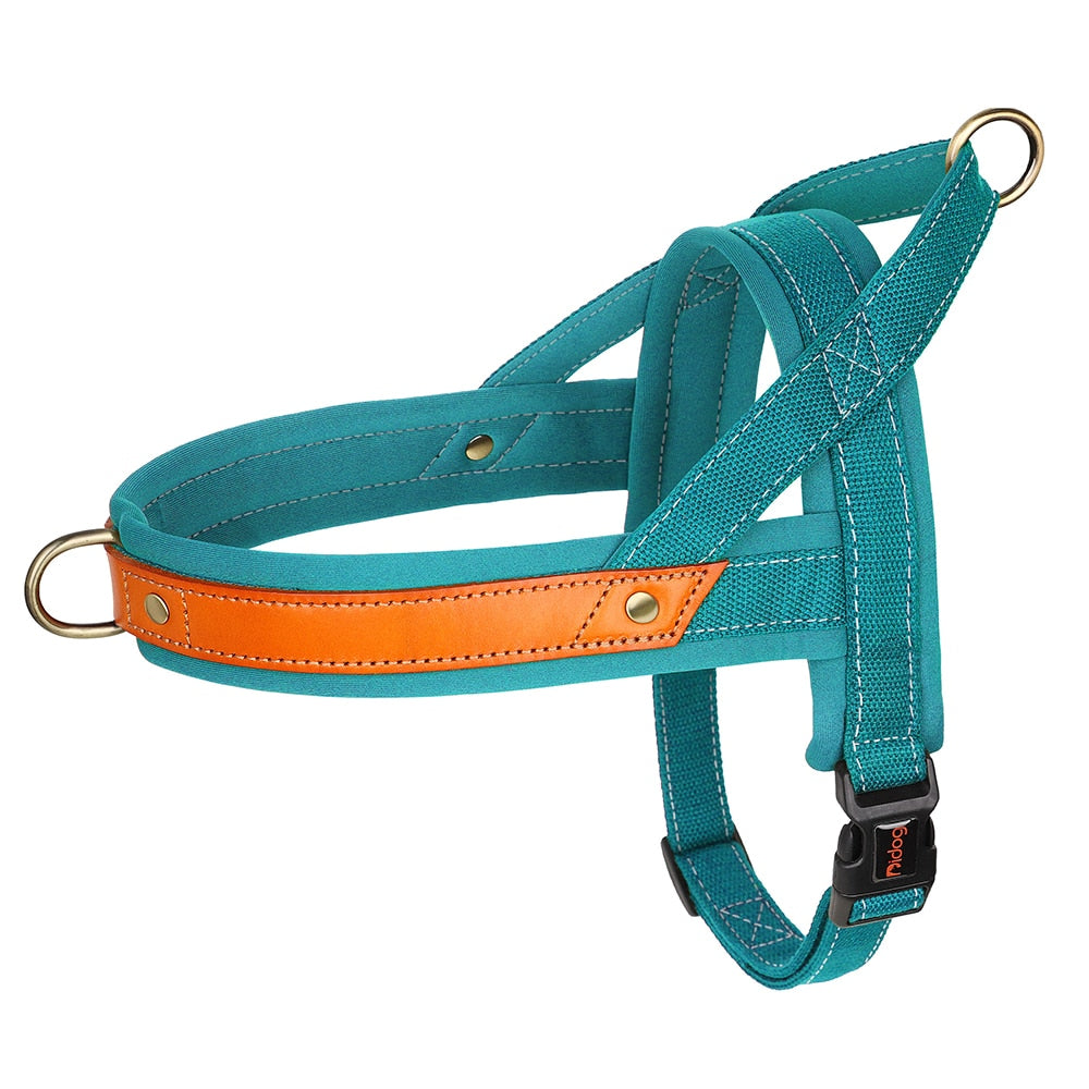 French Bulldog No Pull Collar Harness Leash Set (WS0223) - Frenchie Bulldog Shop