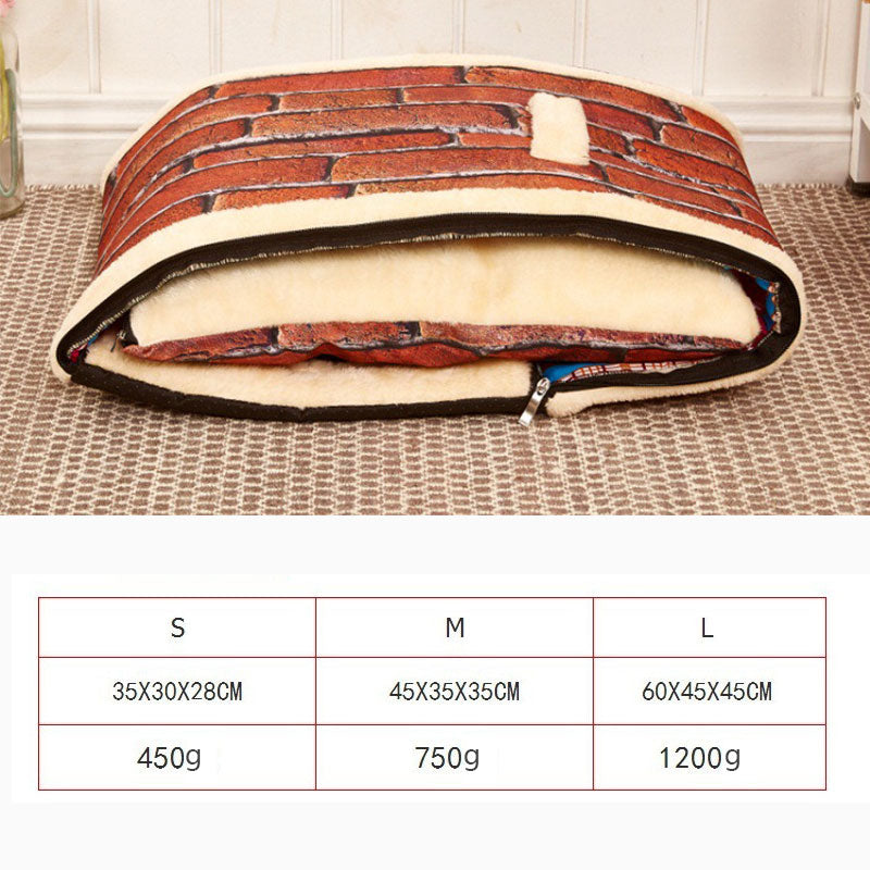 Winter Bed House for French Bulldog (WS311) - Frenchie Bulldog Shop