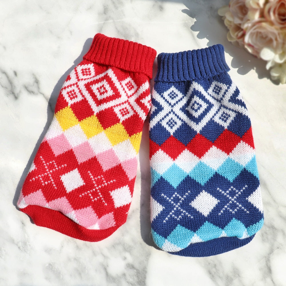 Knitted Winter Sweater for French Bulldog - Frenchie Bulldog Shop