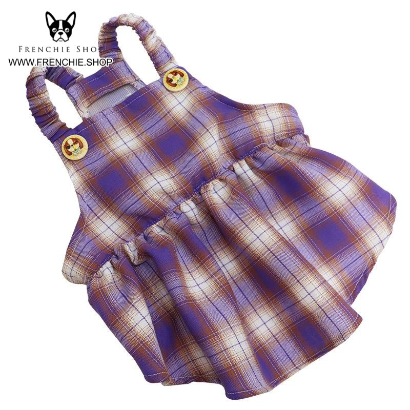 Diana Skirt Frenchie Summer Dress (W325) - Frenchie Bulldog Shop