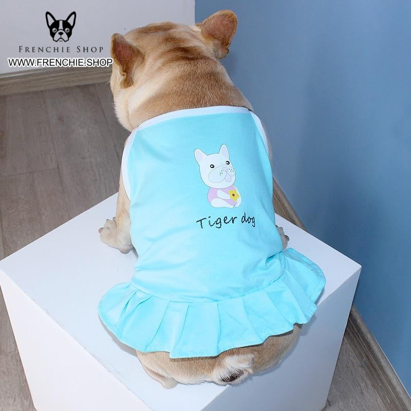 Blue Skirt Outfit Frenchie Summer Dress (W307) Blue Skirt Outfit Frenchie Summer Dress (W307)