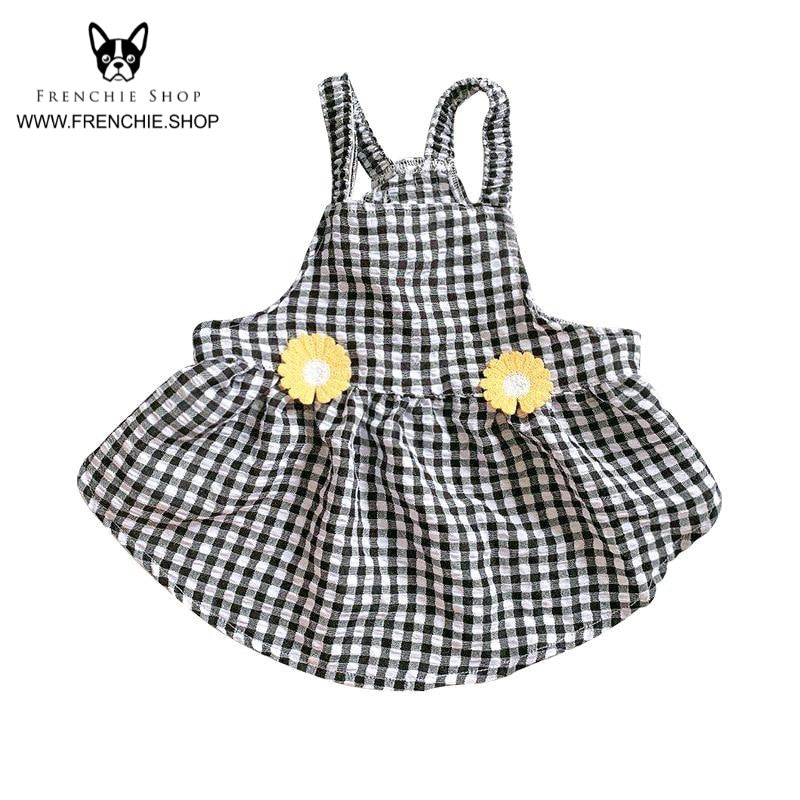 Trendy Skirt Frenchie Summer Dress (W313) - Frenchie Bulldog Shop
