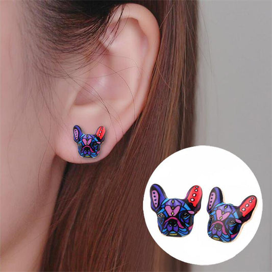 Colorful Earrings (WS85) - Frenchie Bulldog Shop