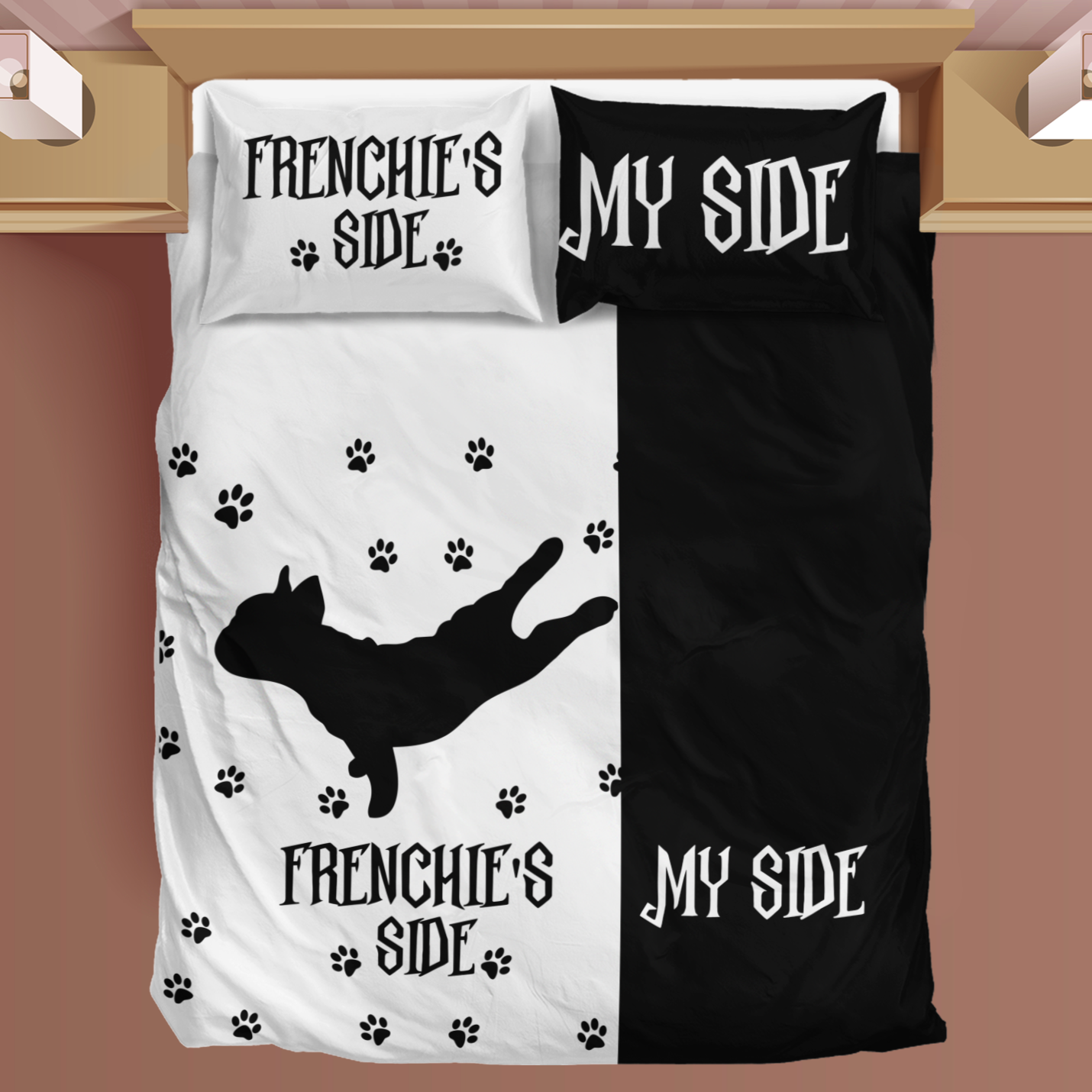 Frenchie's Side - Bedding set