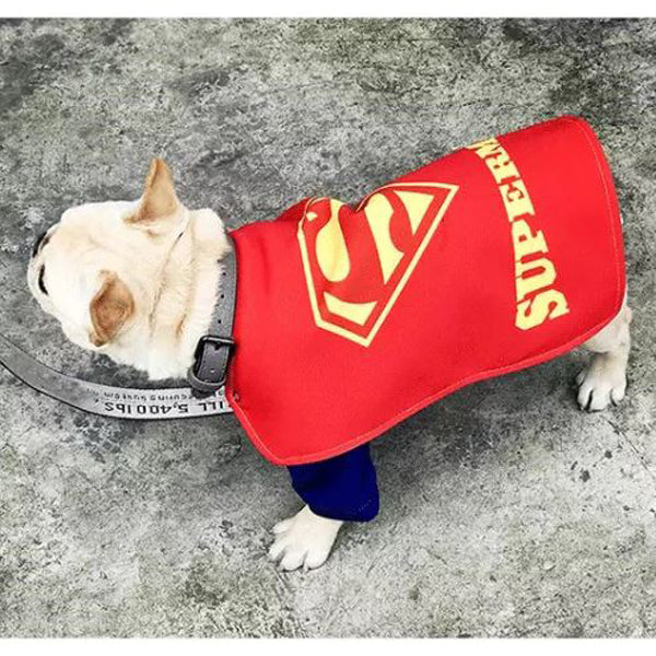 French Bulldog SuperFrenchie Cosplay Clothes - Frenchie Bulldog Shop