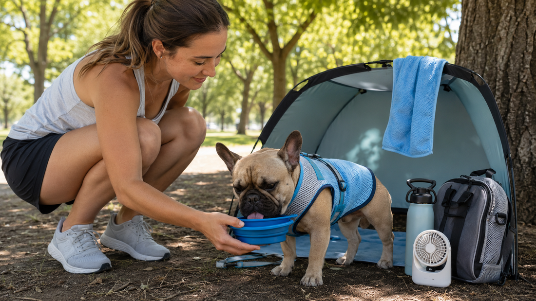 Why French Bulldogs Overheat Fast (And the Gear That Keeps Them Safe)