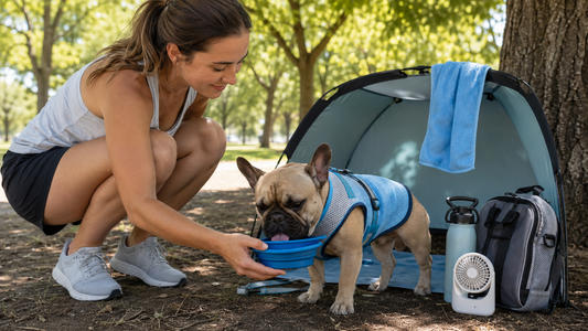 Why French Bulldogs Overheat Fast (And the Gear That Keeps Them Safe)