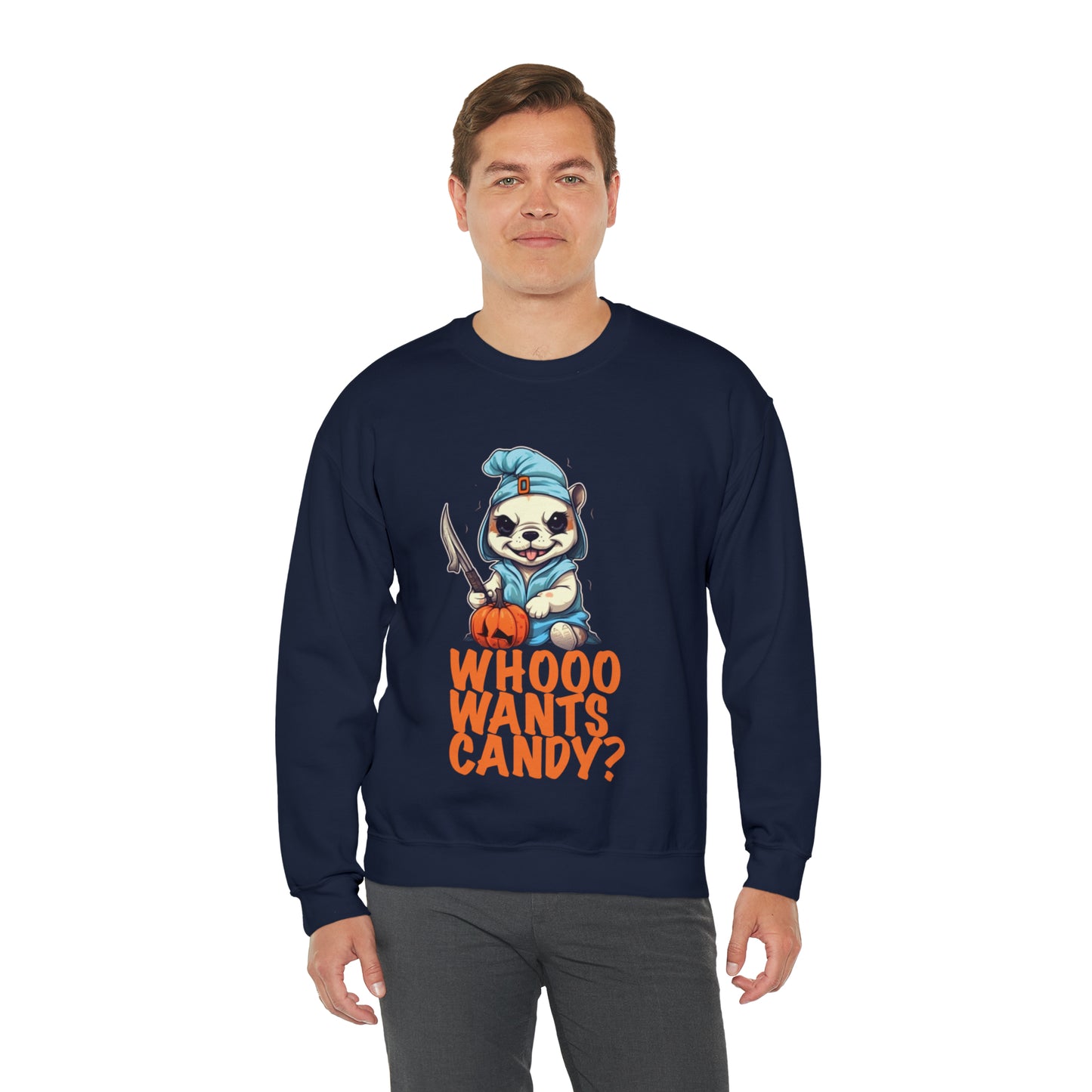Whoo Wants Candy Halloween  Unisex Sweatshirt