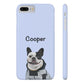 Premuim Custom Frenchie iPhone Case with name and image