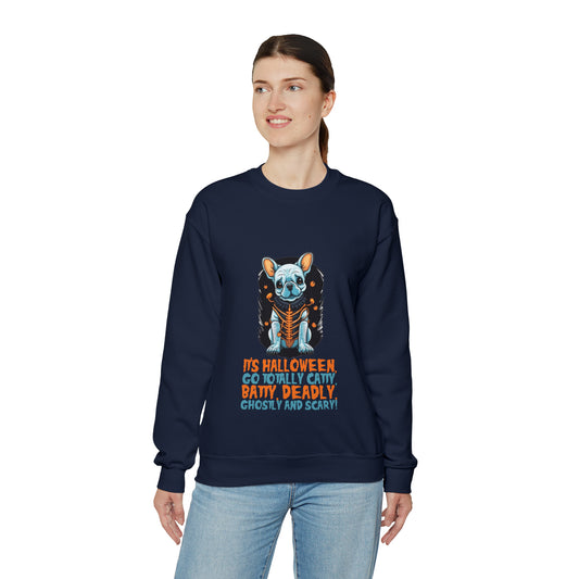 Catty Batty Halloween  Unisex Sweatshirt