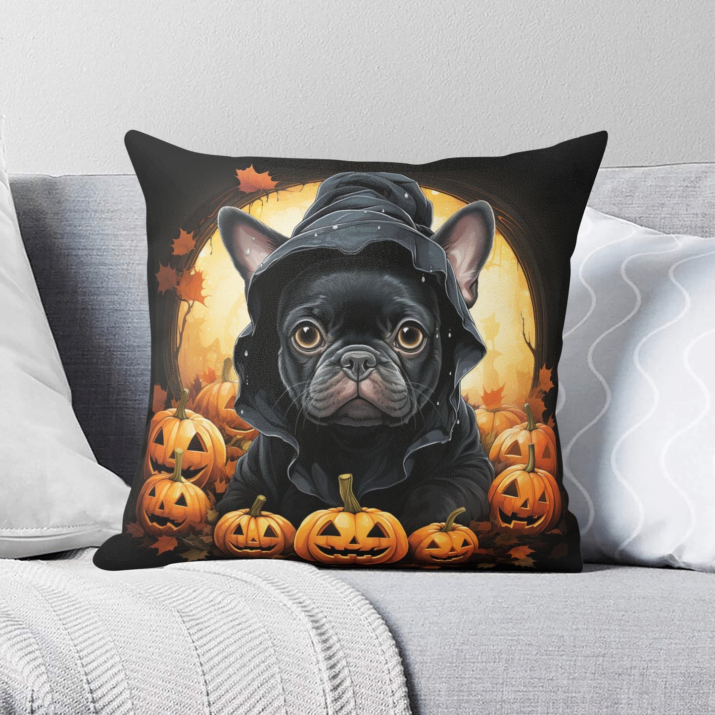 Halloween vibes  -Double Side Printing Pillow Cover