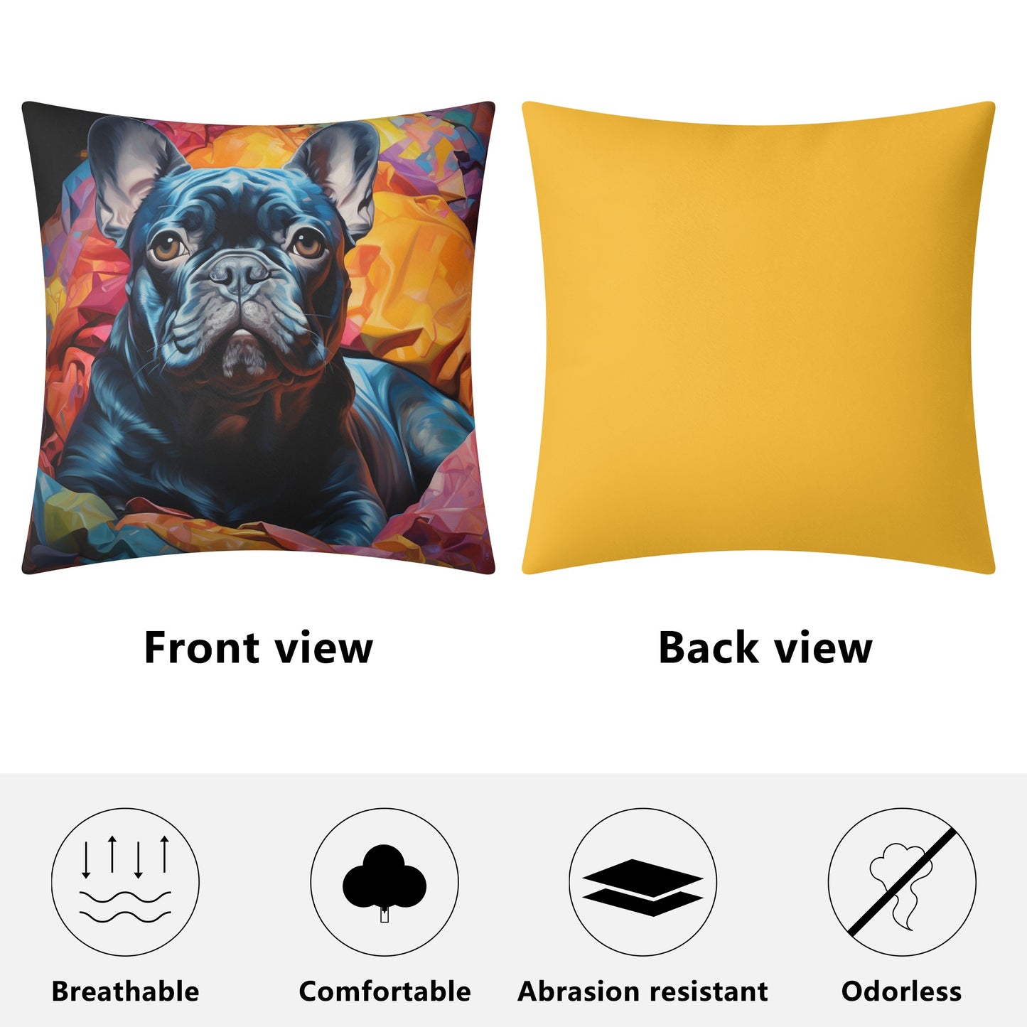 Lovely Frenchie - Pillow Cover