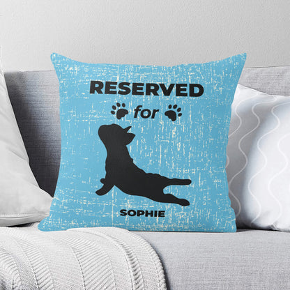 Custom Pillow with Frenchie Name
