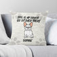 My Couch - Custom Pillow with Frenchie name