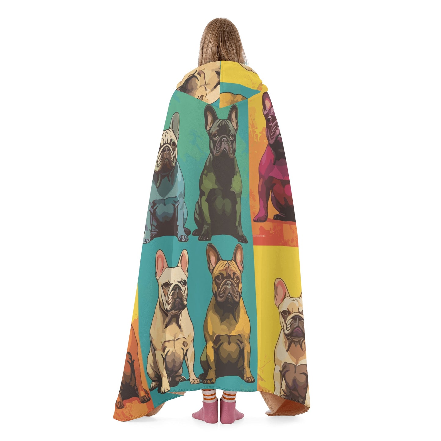 i love colors - Hooded Blanket