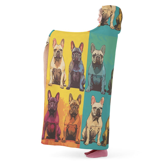 i love colors - Hooded Blanket